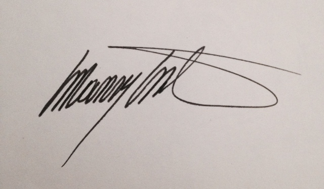 Manny Mota Baseball Autograph