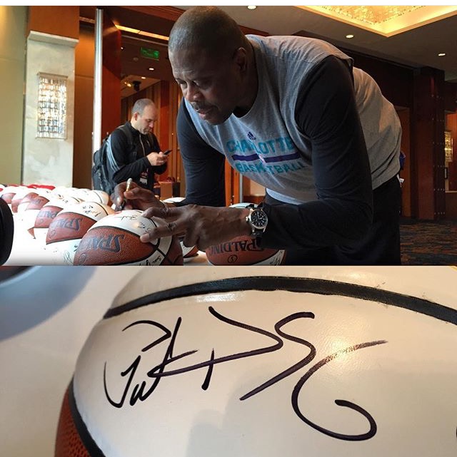 patrick ewing autograph